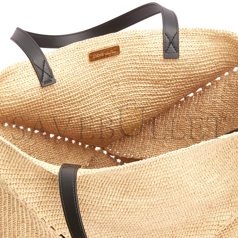 LOEWE XL PUZZLE FOLD TOTE IN RAFFIA B779Q18X18 (42*41*18cm)